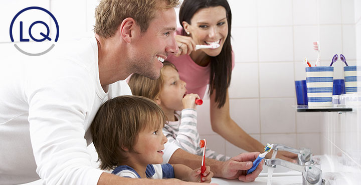 el cepillado dental en los niños